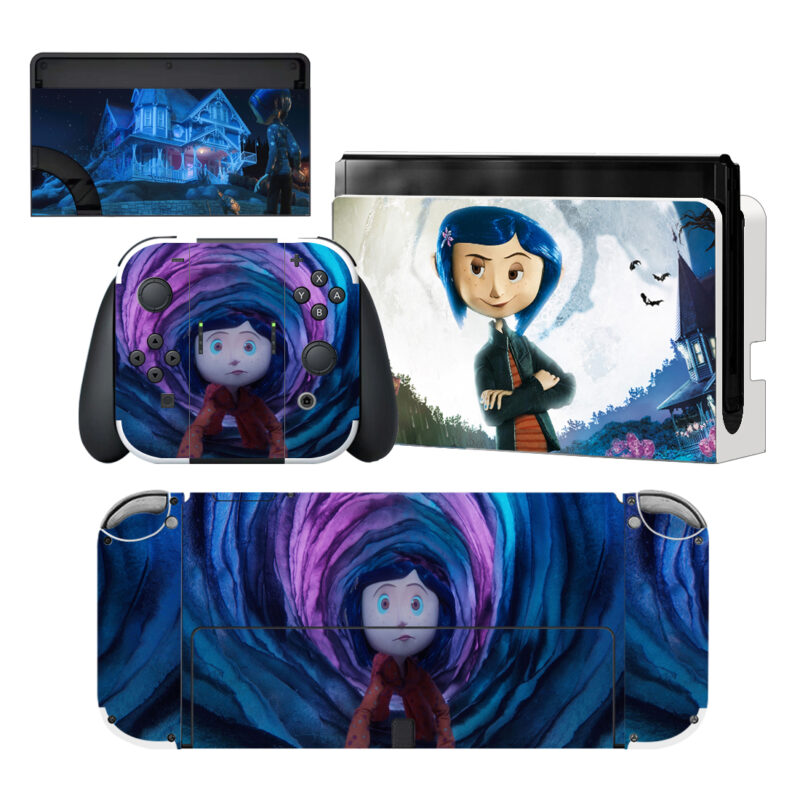 Coraline Nintendo Switch Skin Sticker Decal