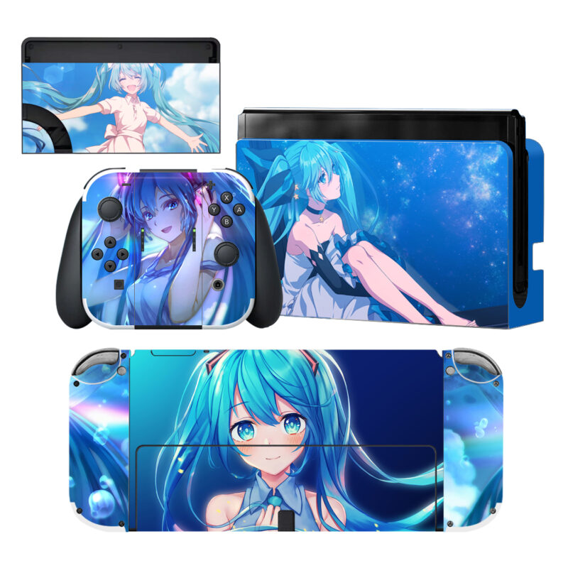 Hatsune Miku Skin Sticker For Nintendo Switch