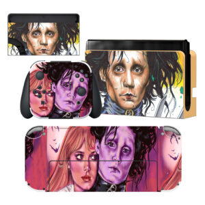 Edward Scissorhands Nintendo Switch Skin Sticker Decal
