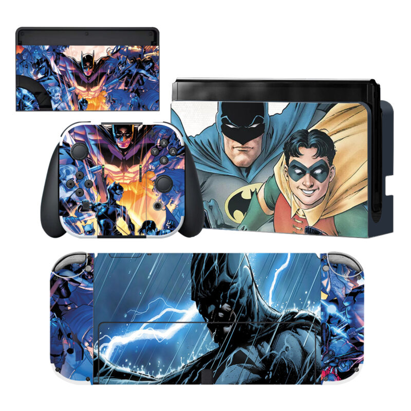 Batman Skin Sticker For Nintendo Switch