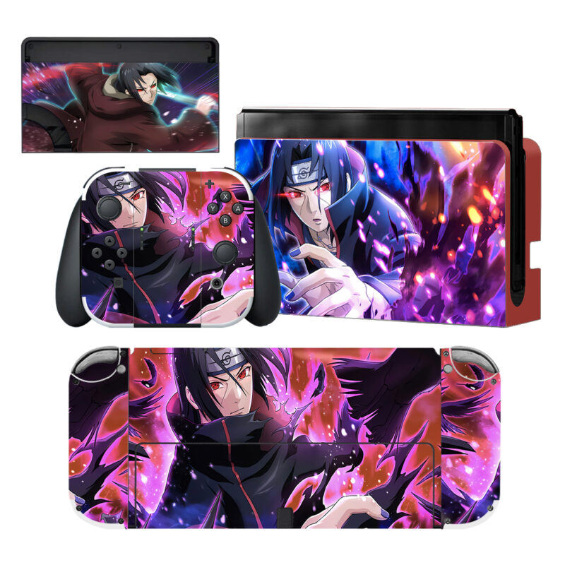 Uchiha Itachi Nintendo Switch OLED Skin Sticker Decal