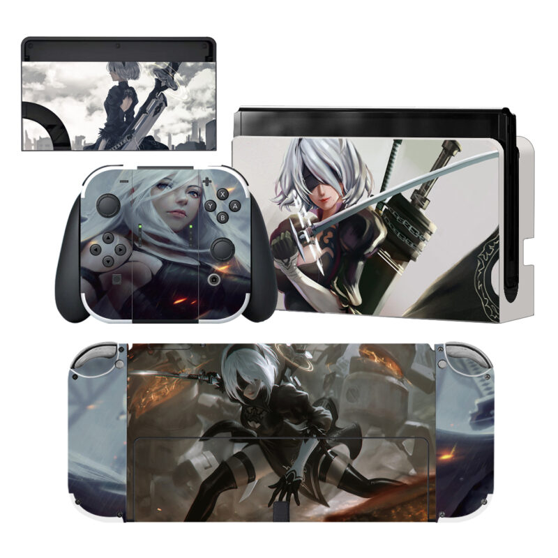 Nier Naruto Skin Sticker For Nintendo Switch