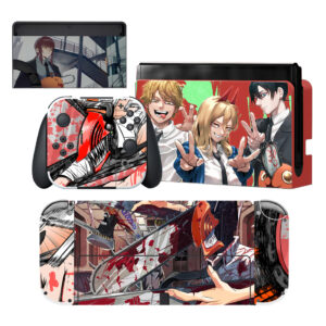 Chainsaw Man Naruto Skin Sticker For Nintendo Switch