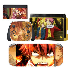 Natsu Dragneel Skin Sticker For Nintendo Switch