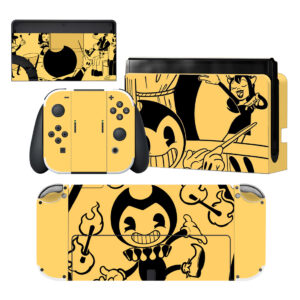 Bendy And The Ink Machine Nintendo Switch Skin Sticker Decal Design 2