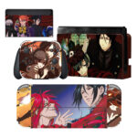 Sebastian And Grell Skin Sticker For Nintendo Switch