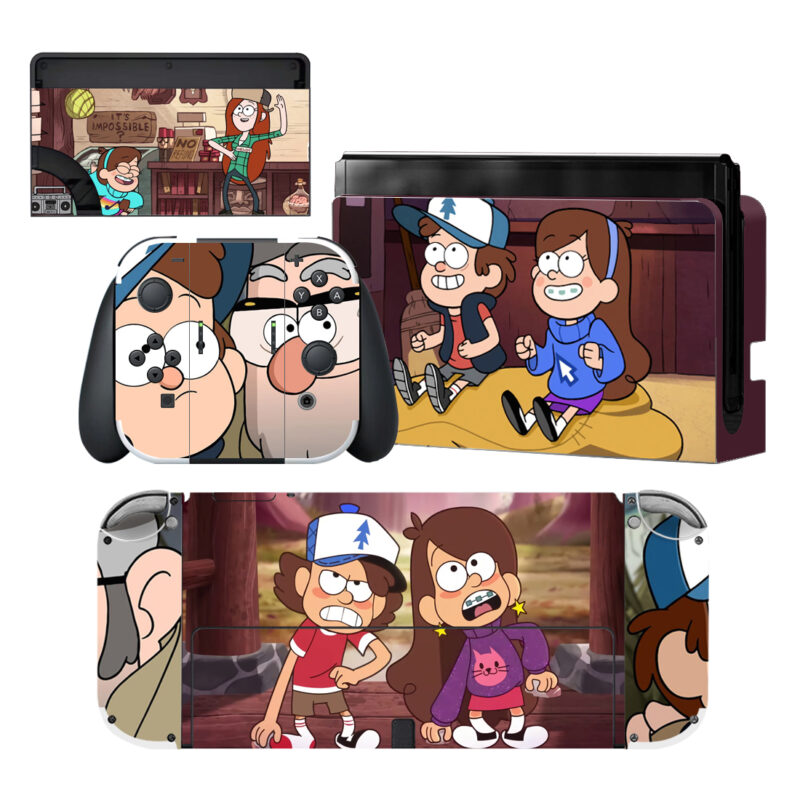 Gravity Falls Skin Sticker For Nintendo Switch