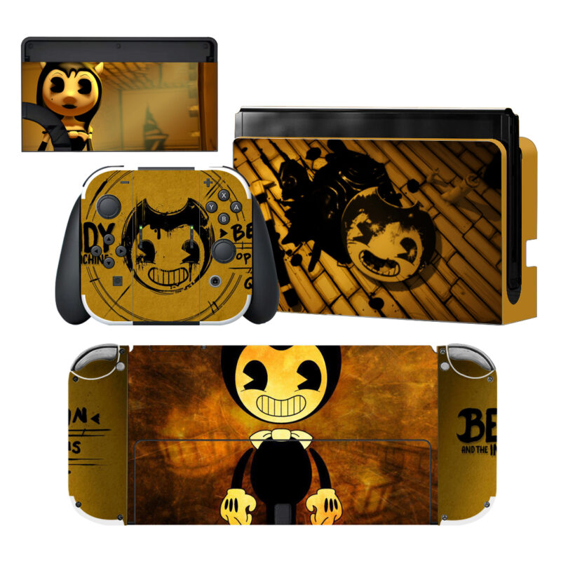 Bendy Skin Sticker For Nintendo Switch Design 2