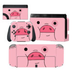 Pig Cartoon Nintendo Switch OLED Skin Sticker Decal