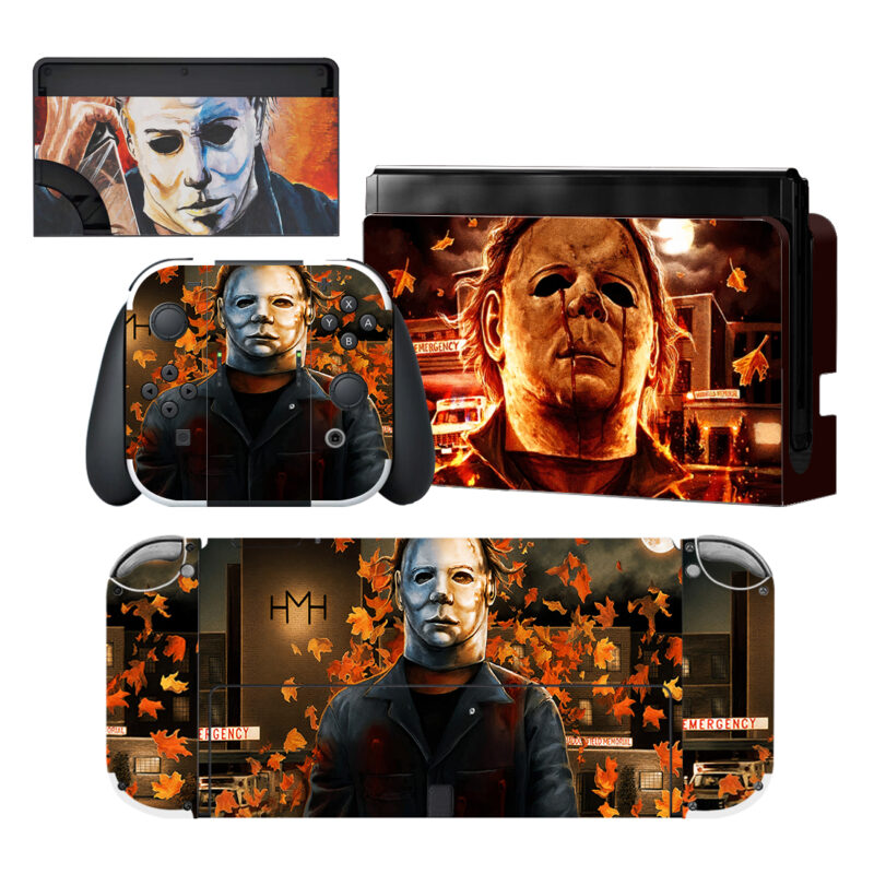Michael Myers Nintendo Switch OLED Skin Sticker Decal