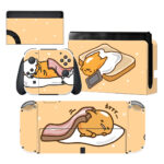 Gudetama On Bread Skin Sticker For Nintendo Switch