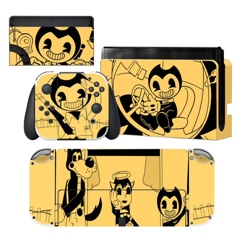 Bendy Skin Sticker For Nintendo Switch Design 3