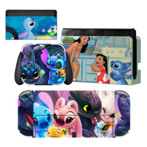 Caneca Lilo E Skin Sticker For Nintendo Switch