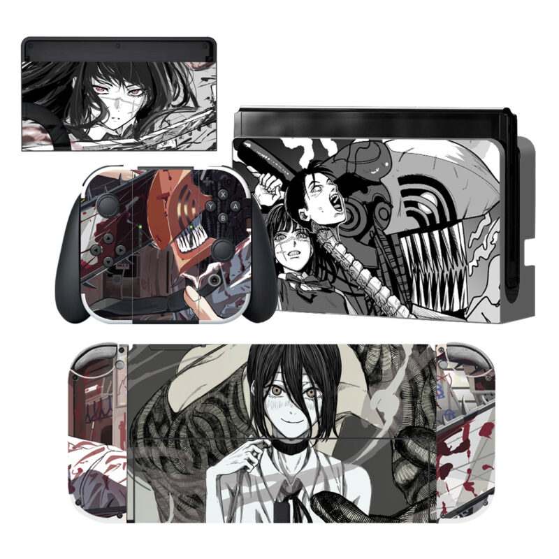 Chainsaw Man Skin Sticker For Nintendo Switch Design 5