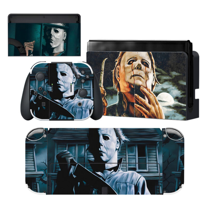 Halloween Michael Myers Nintendo Switch Skin Sticker Decal