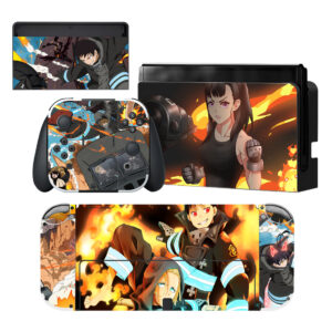 Enen No Shouboutai Skin Sticker For Nintendo Switch