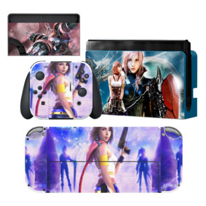 Final Fantasy X 2 Gunner Skin Sticker For Nintendo Switch