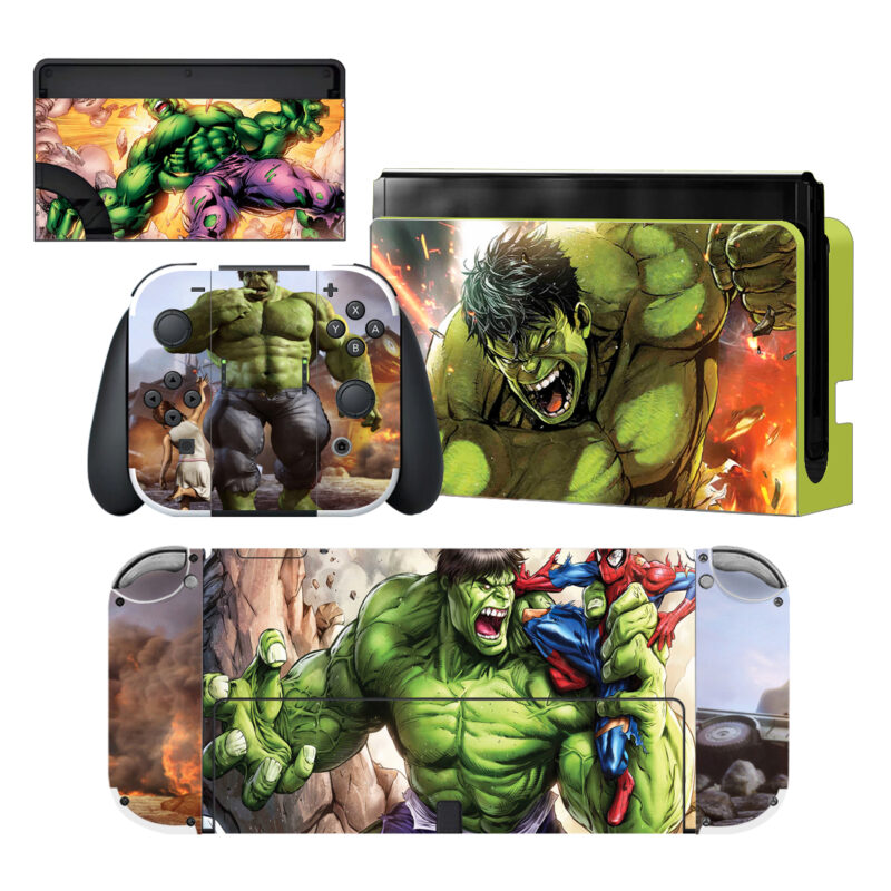 Hulk Skin Sticker For Nintendo Switch OLED