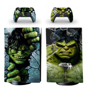 Hulk Tela Quebrada Skin Sticker Decal For PlayStation 5