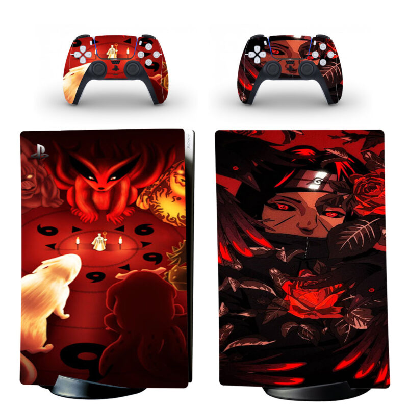 Itachi Uchiha Naruto PS5 Skin Sticker Decal