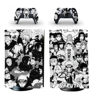 Naruto Black And White PS5 Skin Sticker Decal