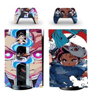 Demon Slayer Skin Sticker For PS5 Skin And Controllers Design 2