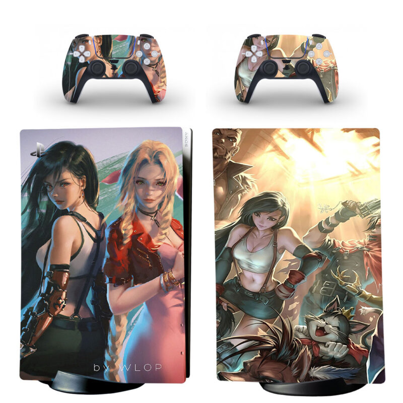 Tifa Lockhart PS5 Skin Sticker Decal