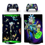 Rick And Morty PS5 Skin Sticker Decal Design 1