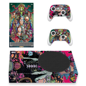 Rick and Morty Skin Sticker For Xbox Series S And Two Controllers