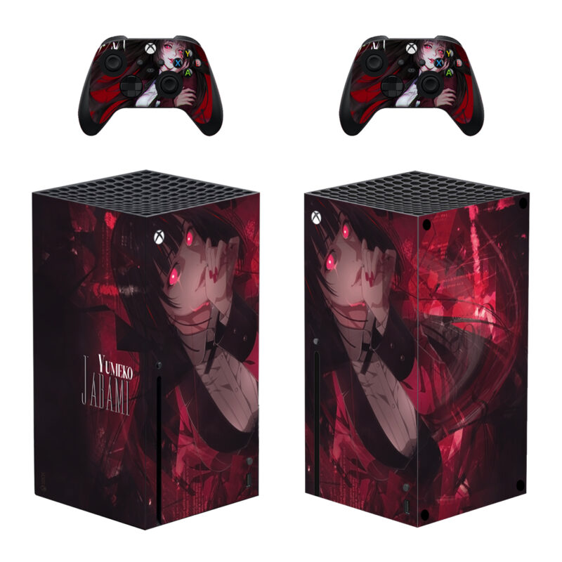 Yumeko Jabami Skin Sticker Decal for Xbox Series X