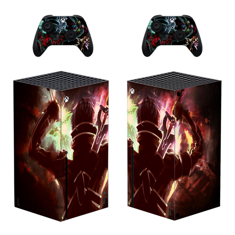 Sword Art Skin Sticker Decal for Xbox Series X