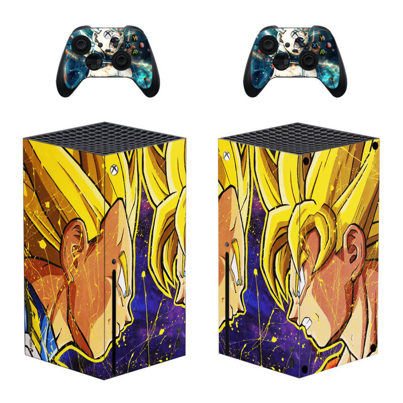 Dragon Ball Design 1 Skin Sticker For Xbox Series X And Controllers