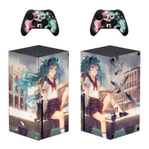 Anime girl Xbox Series X Skin Sticker Decal