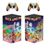 Rick And Morty Design 1 Xbox Series X Skin Sticker Decal