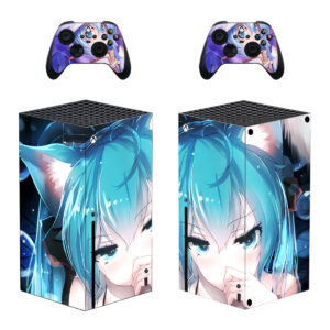 Miku Anime Skin Sticker For Xbox Series X And Controllers