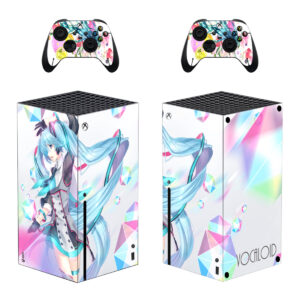 Hatsune Miku Xbox Series X Skin Sticker Decal