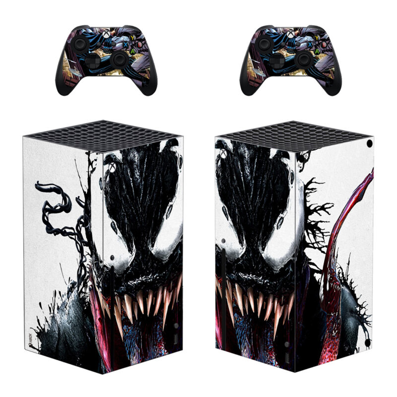 Venom Skin Sticker Decal for Xbox Series X