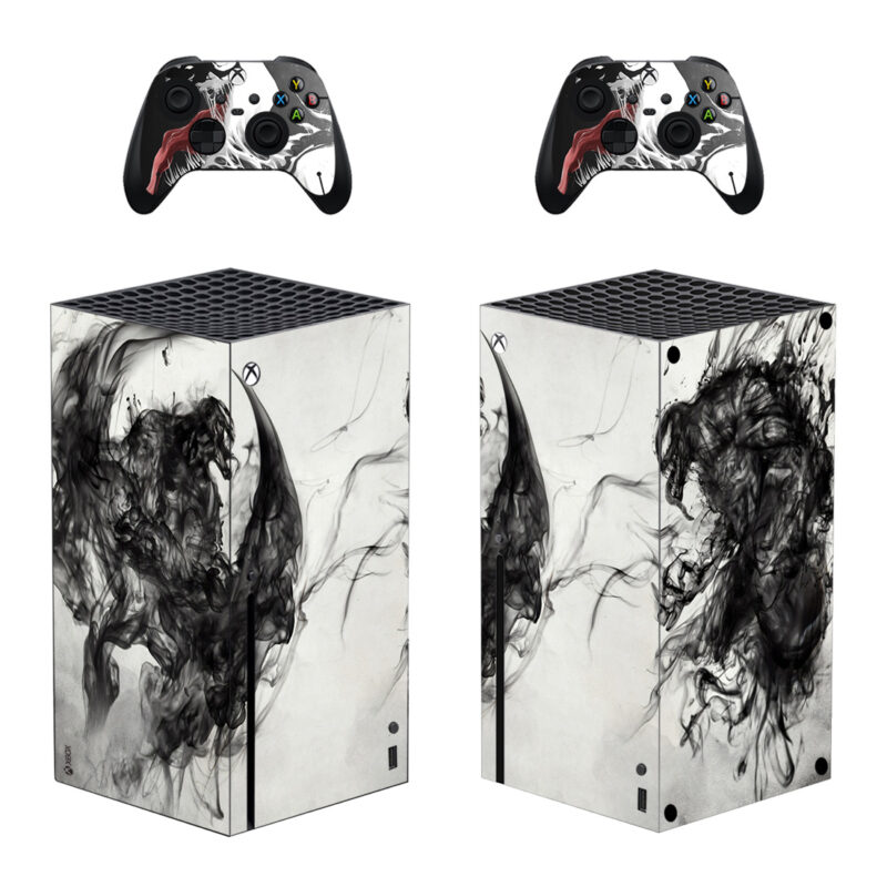 Venom Skin Sticker For Xbox Series X And Controllers