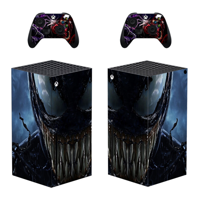 Venom Vinyl Skin Sticker For Xbox Series X And Controllers