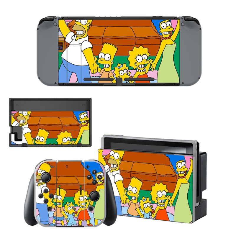 The Simpsons Skin Sticker For Nintendo Switch