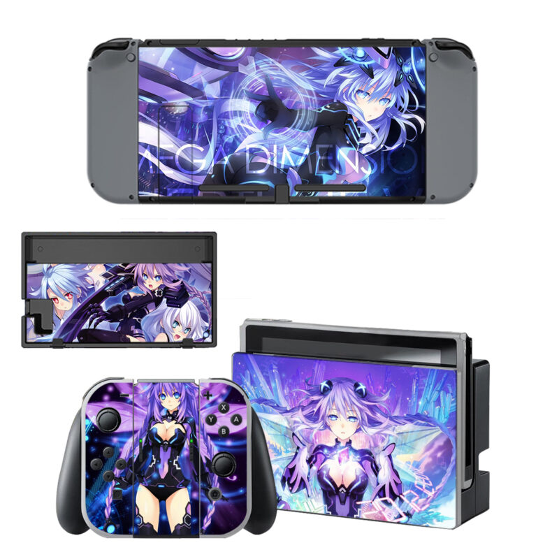 Neptunia Skin Sticker For Nintendo Switch