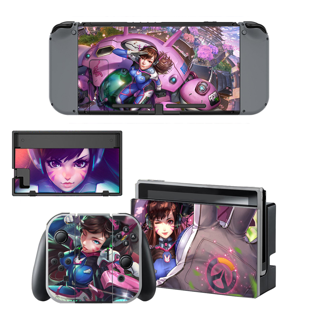 DVA Overwatch Skin Sticker For Nintendo Switch