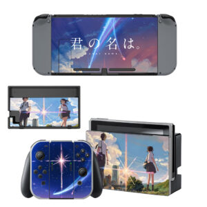 Kimi No Na Wa Skin Sticker For Nintendo Switch