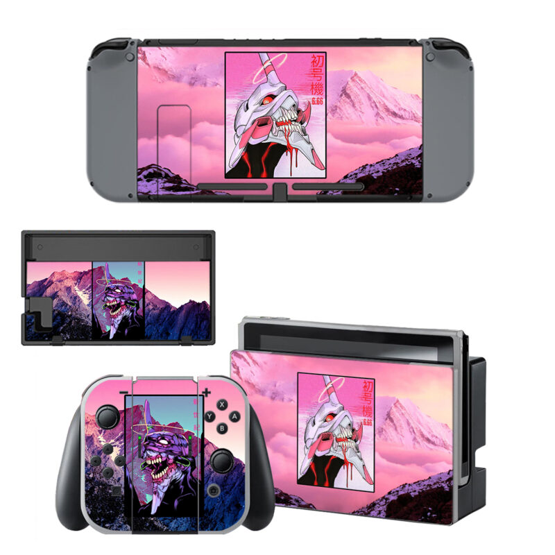 Neon Genesis Evangelion Skin Sticker For Nintendo Switch