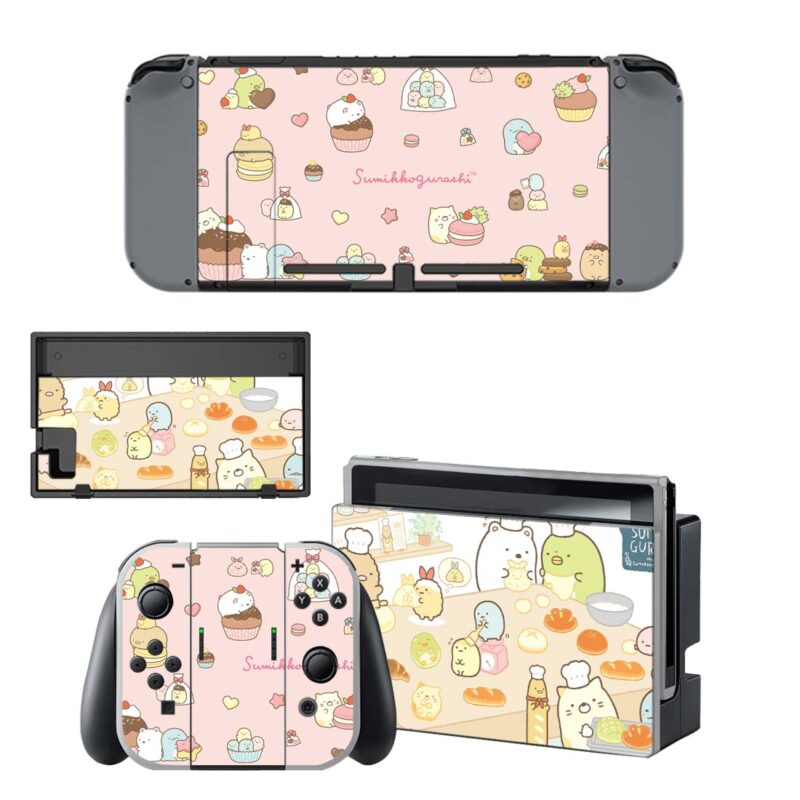 Sumikko Gurashi Skin Sticker For Nintendo Switch Design 1