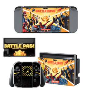 Battle Pass Fortnite Skin Sticker For Nintendo Switch