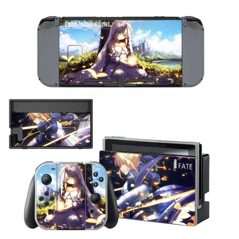 Fate Stay Night Skin Sticker For Nintendo Switch