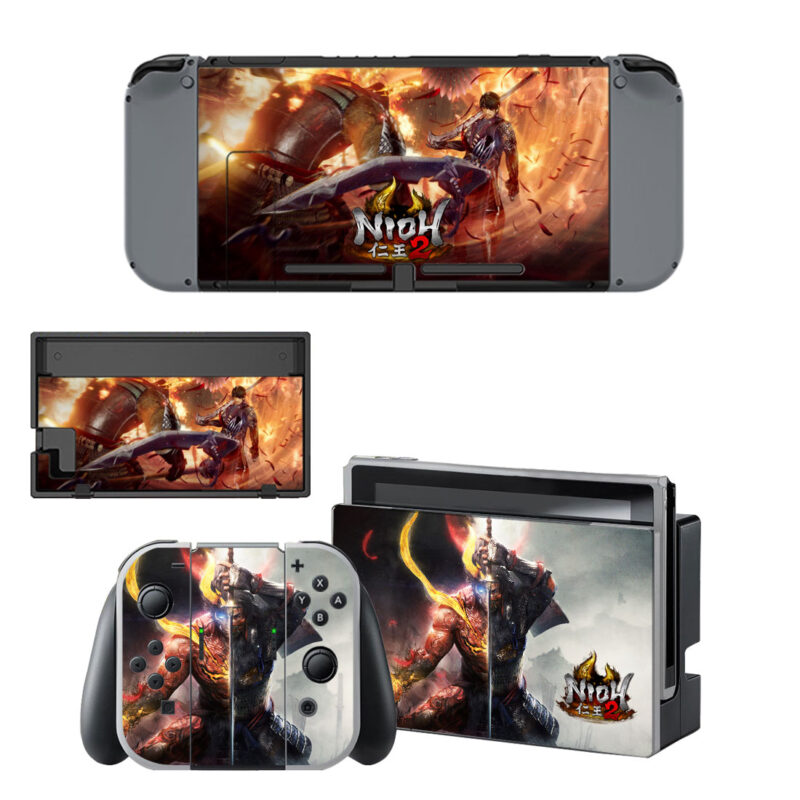 Nioh 2 Nintendo Switch Skin Sticker Decal Design 1