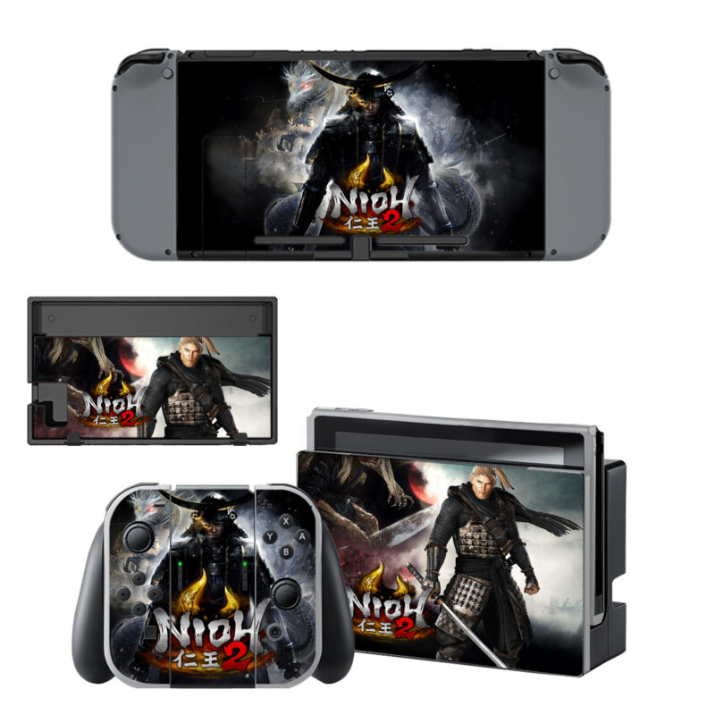 Nioh 2 Nintendo Switch Skin Sticker Decal Design 4