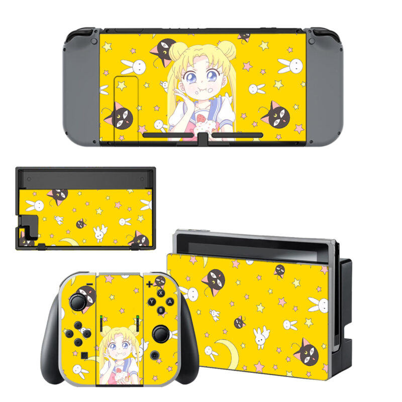 Sailor Moon Skin Sticker For Nintendo Switch Design 5